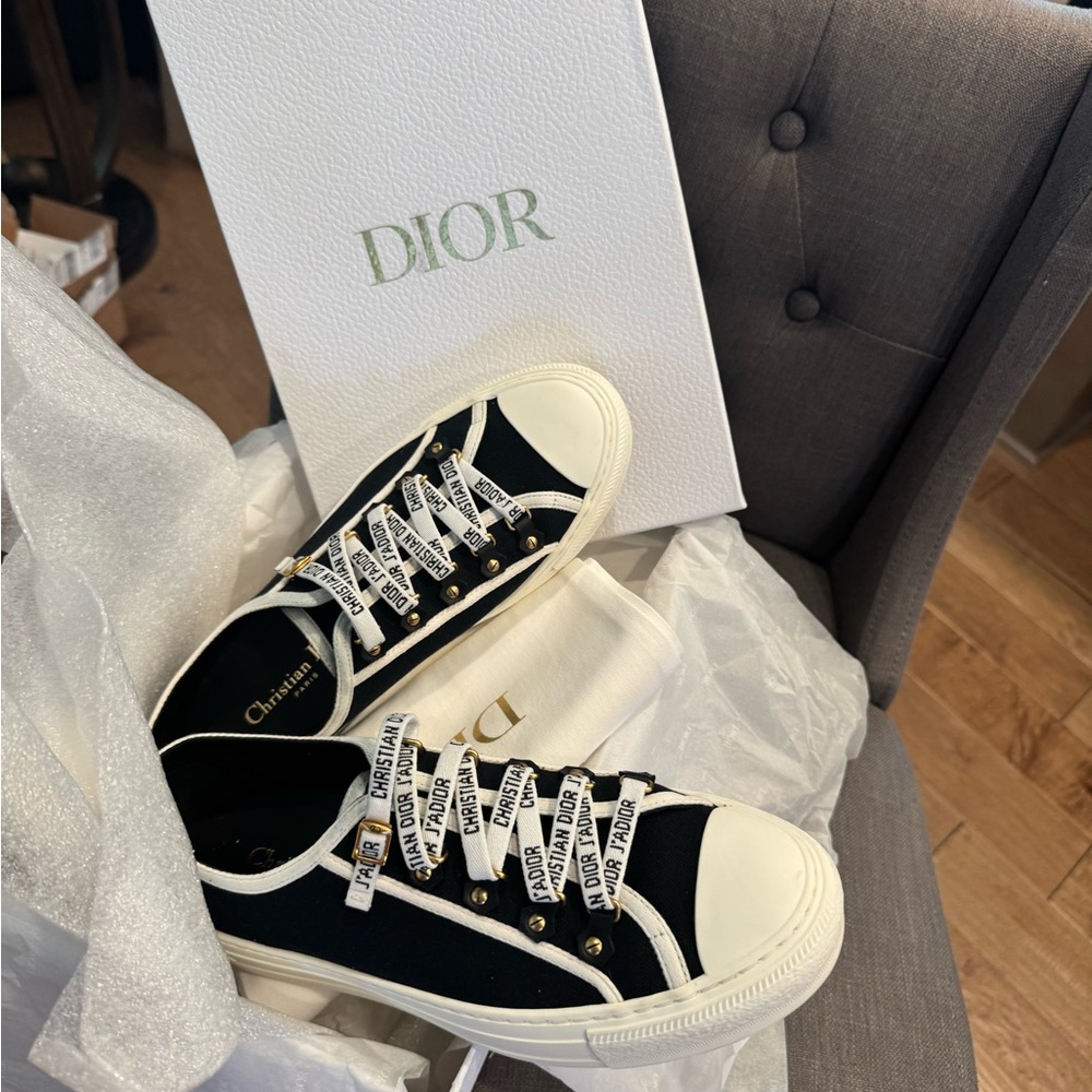 Dior Black and White Women's Sneakers